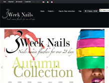 Tablet Screenshot of 3weeknails.com